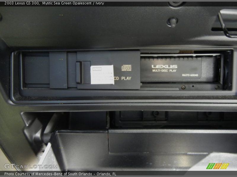 Mystic Sea Green Opalescent / Ivory 2003 Lexus GS 300