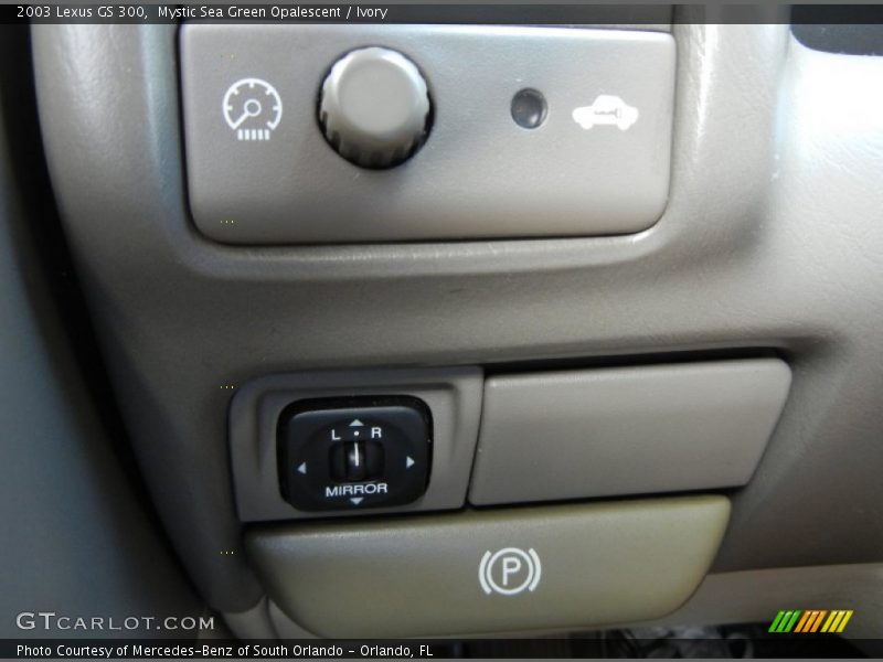 Mystic Sea Green Opalescent / Ivory 2003 Lexus GS 300