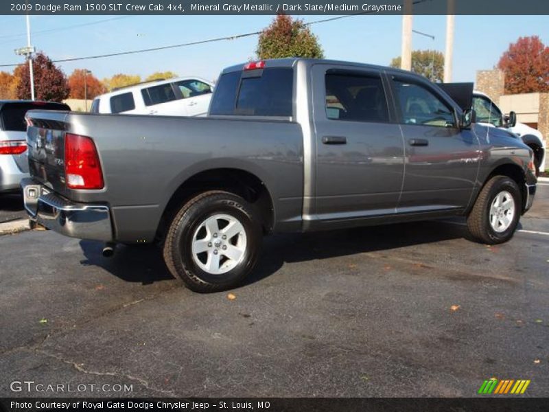 Mineral Gray Metallic / Dark Slate/Medium Graystone 2009 Dodge Ram 1500 SLT Crew Cab 4x4