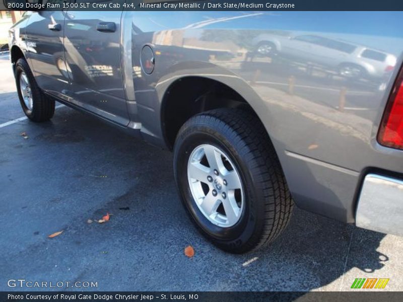 Mineral Gray Metallic / Dark Slate/Medium Graystone 2009 Dodge Ram 1500 SLT Crew Cab 4x4