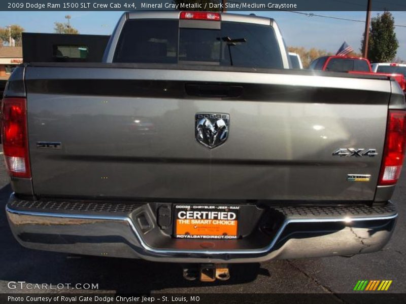 Mineral Gray Metallic / Dark Slate/Medium Graystone 2009 Dodge Ram 1500 SLT Crew Cab 4x4