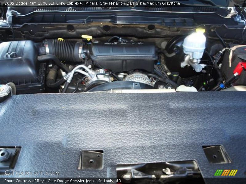 Mineral Gray Metallic / Dark Slate/Medium Graystone 2009 Dodge Ram 1500 SLT Crew Cab 4x4