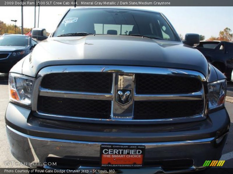 Mineral Gray Metallic / Dark Slate/Medium Graystone 2009 Dodge Ram 1500 SLT Crew Cab 4x4