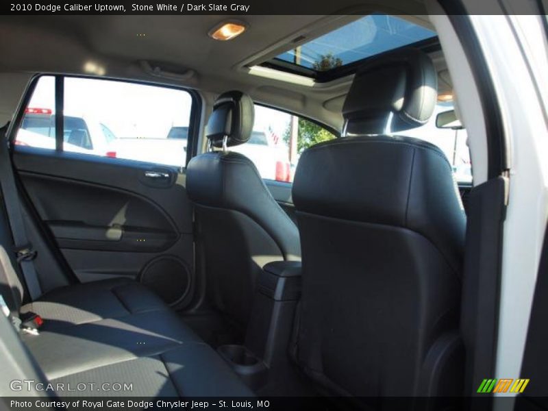 Stone White / Dark Slate Gray 2010 Dodge Caliber Uptown