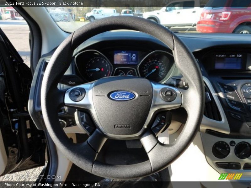 Black / Stone 2012 Ford Focus SE 5-Door