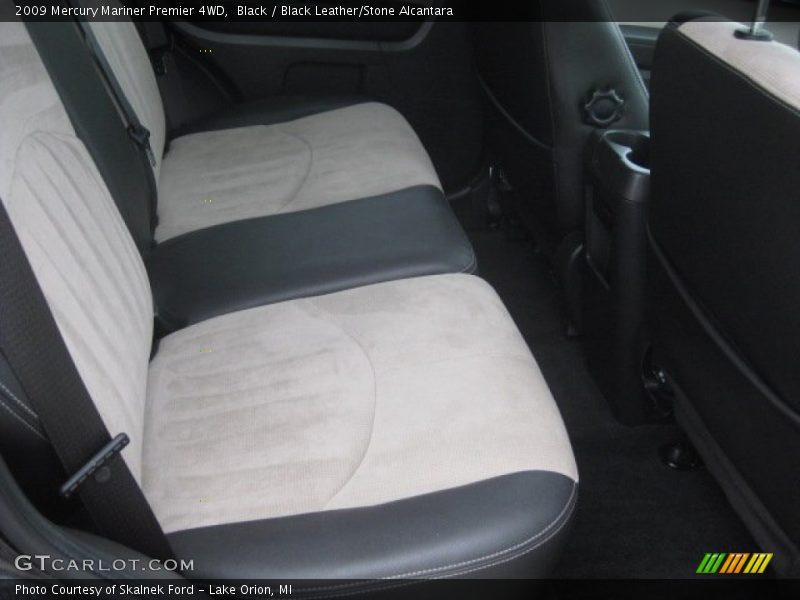 Black / Black Leather/Stone Alcantara 2009 Mercury Mariner Premier 4WD