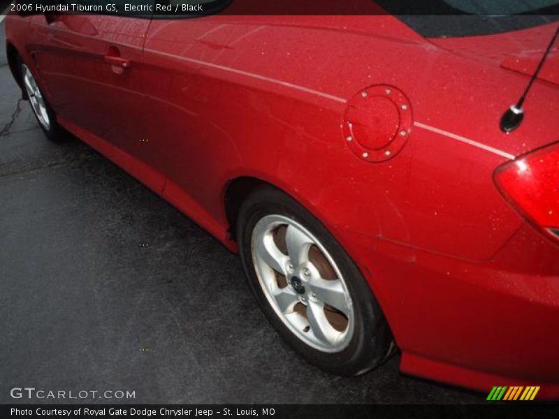 Electric Red / Black 2006 Hyundai Tiburon GS