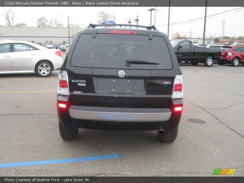 Black / Black Leather/Stone Alcantara 2009 Mercury Mariner Premier 4WD