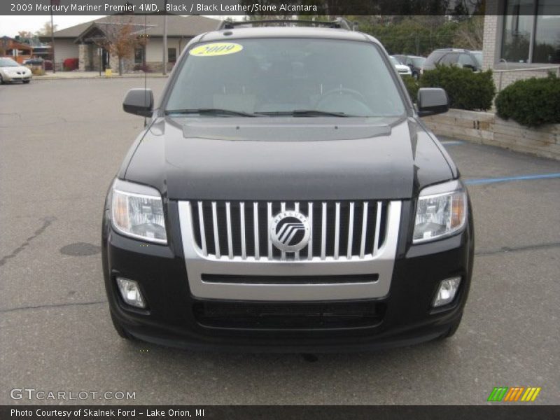 Black / Black Leather/Stone Alcantara 2009 Mercury Mariner Premier 4WD