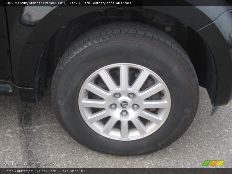 Black / Black Leather/Stone Alcantara 2009 Mercury Mariner Premier 4WD