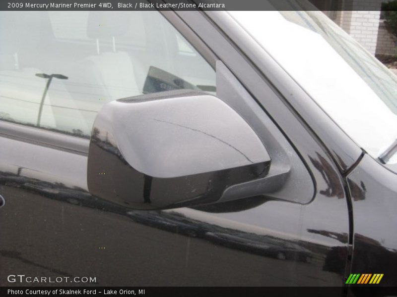 Black / Black Leather/Stone Alcantara 2009 Mercury Mariner Premier 4WD