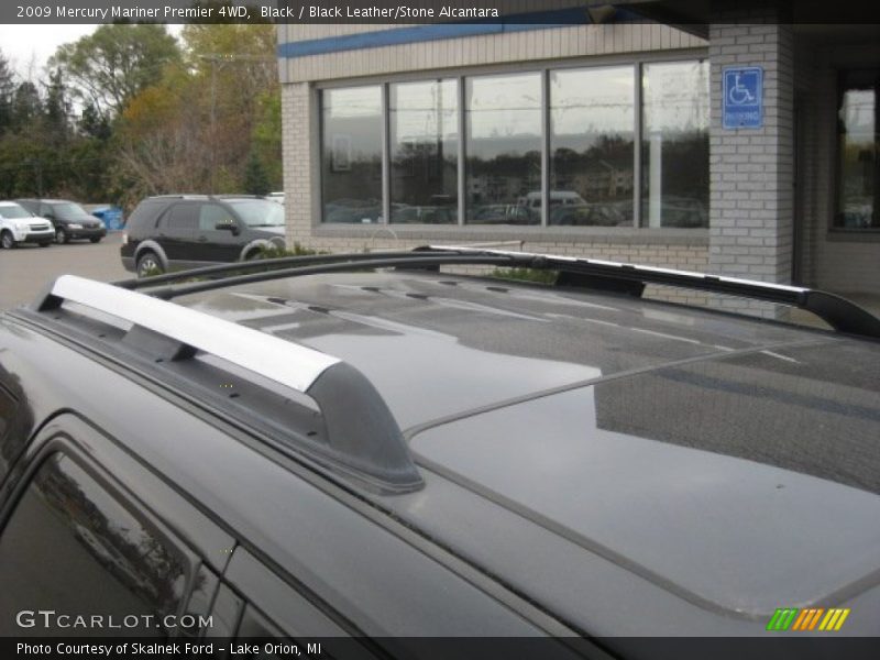 Black / Black Leather/Stone Alcantara 2009 Mercury Mariner Premier 4WD