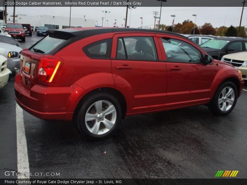 Inferno Red Crystal Pearl / Dark Slate Gray 2010 Dodge Caliber Mainstreet