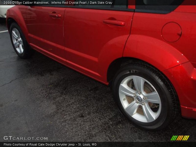 Inferno Red Crystal Pearl / Dark Slate Gray 2010 Dodge Caliber Mainstreet