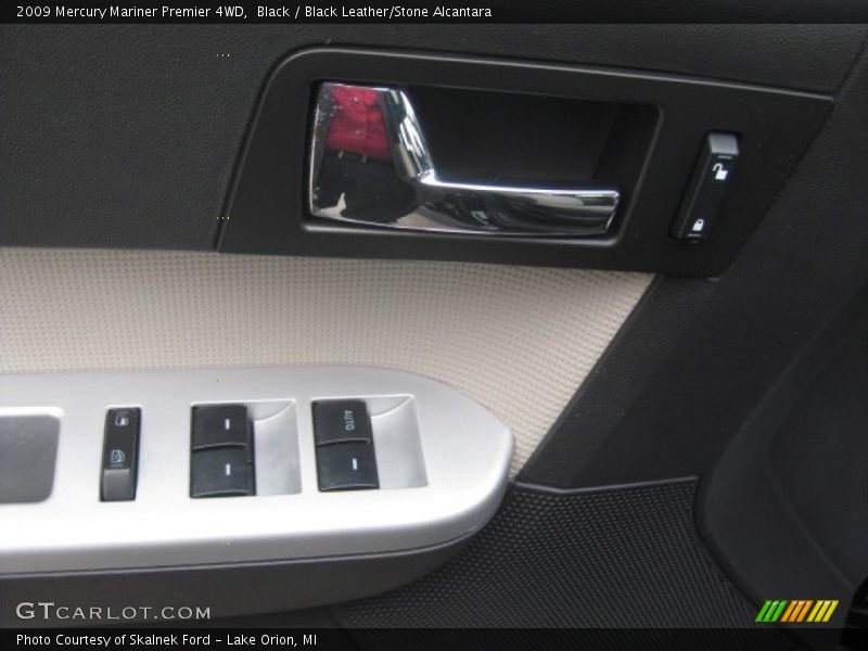 Black / Black Leather/Stone Alcantara 2009 Mercury Mariner Premier 4WD