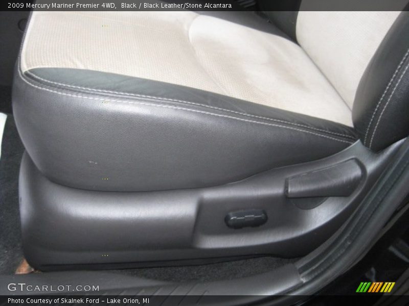 Black / Black Leather/Stone Alcantara 2009 Mercury Mariner Premier 4WD