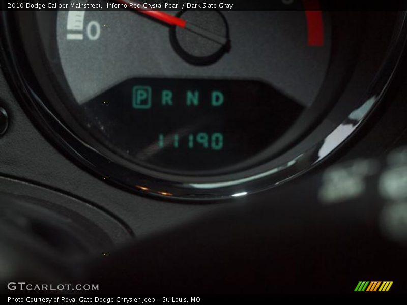 Inferno Red Crystal Pearl / Dark Slate Gray 2010 Dodge Caliber Mainstreet