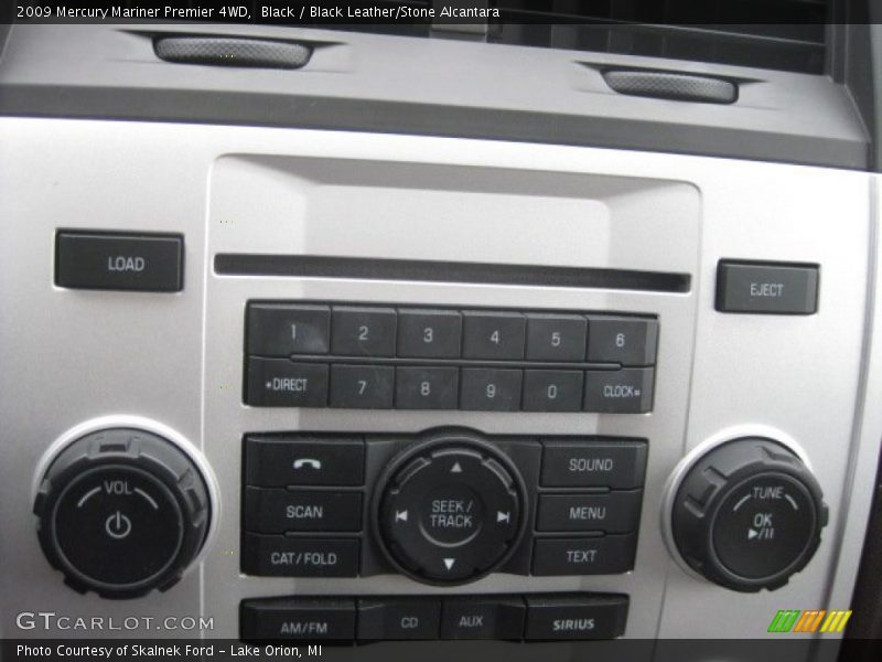 Black / Black Leather/Stone Alcantara 2009 Mercury Mariner Premier 4WD