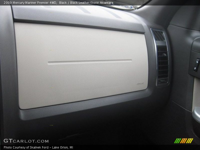 Black / Black Leather/Stone Alcantara 2009 Mercury Mariner Premier 4WD