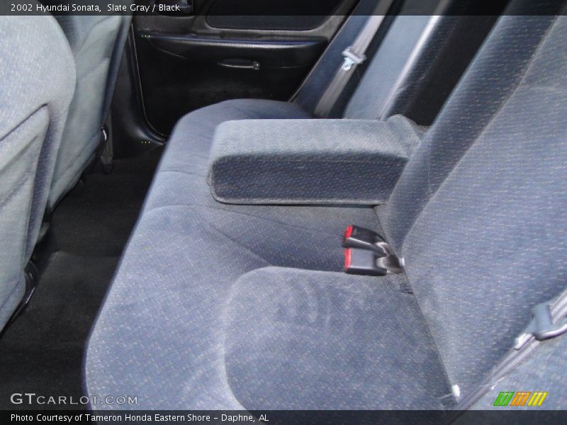 Slate Gray / Black 2002 Hyundai Sonata