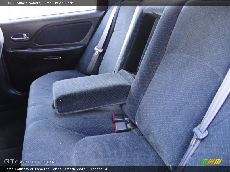 Slate Gray / Black 2002 Hyundai Sonata