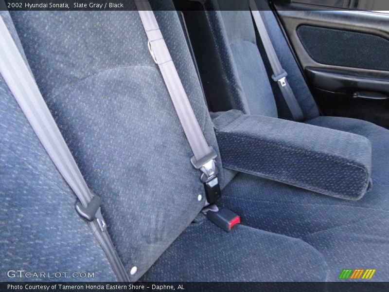 Slate Gray / Black 2002 Hyundai Sonata