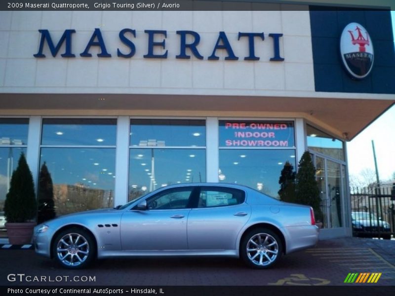 Grigio Touring (Silver) / Avorio 2009 Maserati Quattroporte