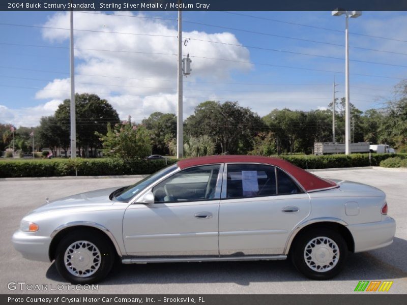 Sterling Silver Metallic / Medium Gray 2004 Buick Century Standard