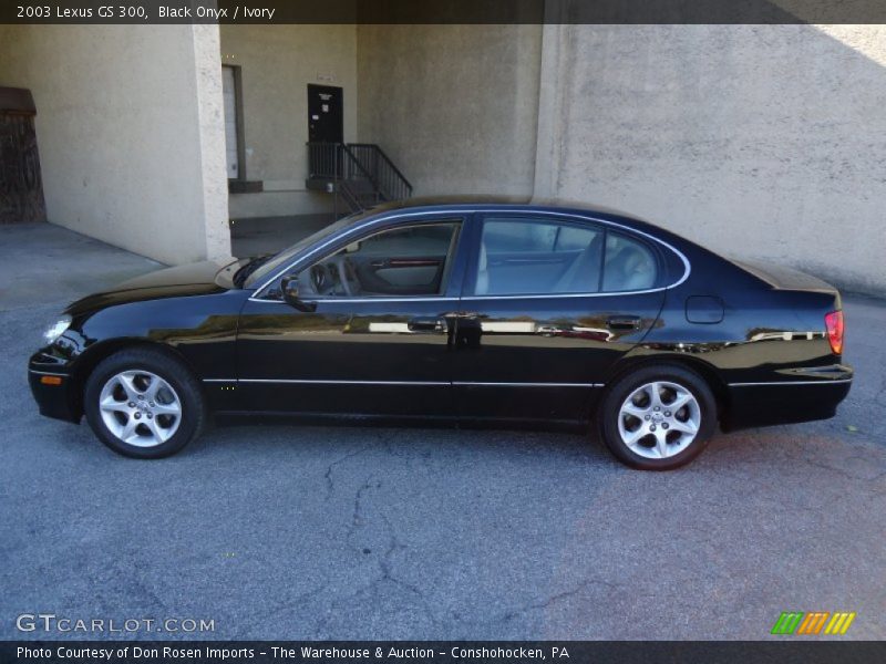 Black Onyx / Ivory 2003 Lexus GS 300