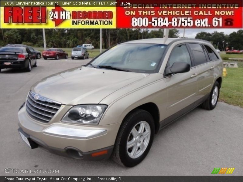 Linen Gold Metallic Pearl / Light Taupe 2006 Chrysler Pacifica Touring