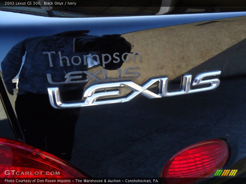 Black Onyx / Ivory 2003 Lexus GS 300