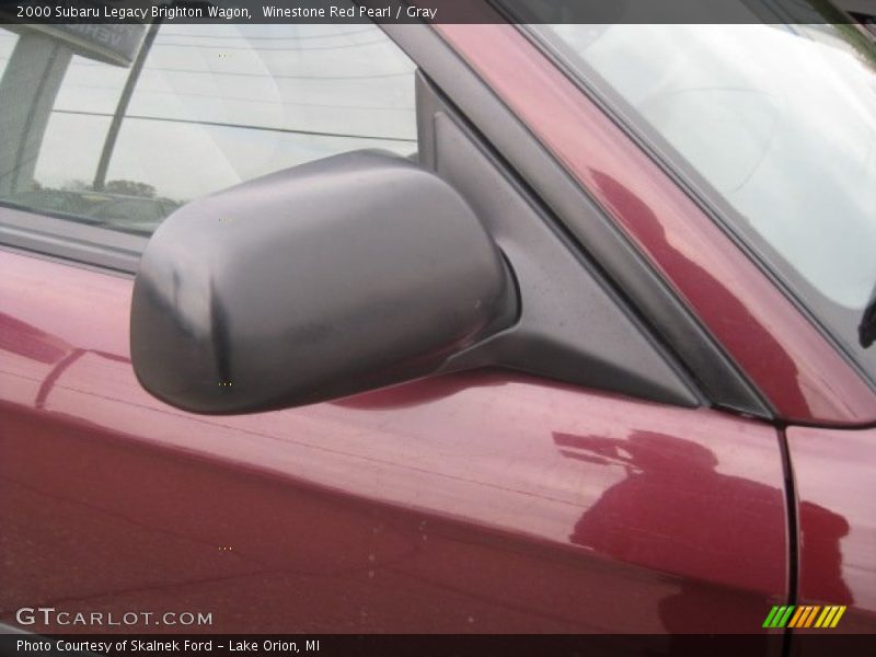 Winestone Red Pearl / Gray 2000 Subaru Legacy Brighton Wagon