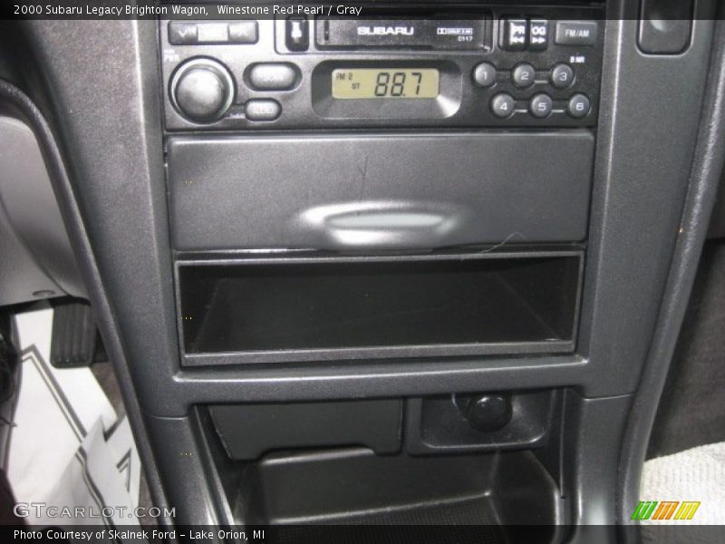 Winestone Red Pearl / Gray 2000 Subaru Legacy Brighton Wagon