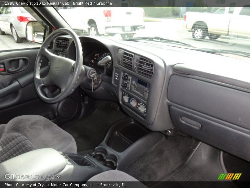 Bright Red / Graphite 1998 Chevrolet S10 LS Regular Cab