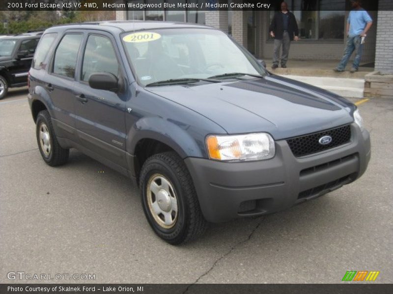 Medium Wedgewood Blue Metallic / Medium Graphite Grey 2001 Ford Escape XLS V6 4WD