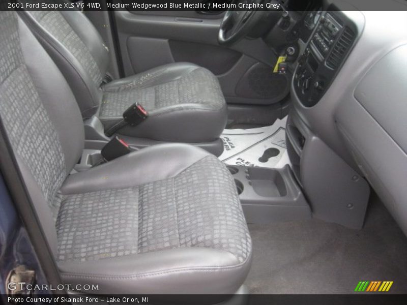 Medium Wedgewood Blue Metallic / Medium Graphite Grey 2001 Ford Escape XLS V6 4WD