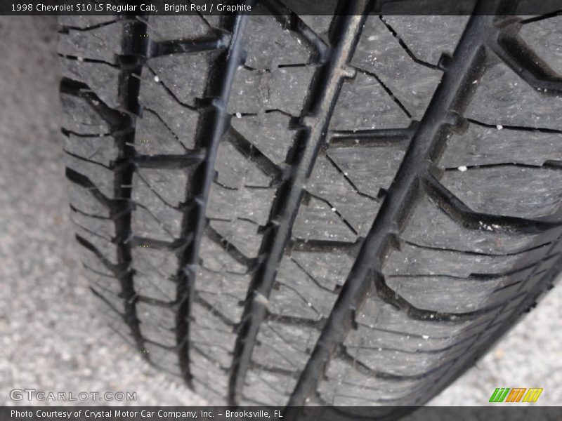 Bright Red / Graphite 1998 Chevrolet S10 LS Regular Cab
