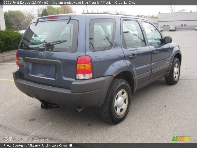 Medium Wedgewood Blue Metallic / Medium Graphite Grey 2001 Ford Escape XLS V6 4WD