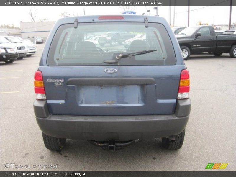 Medium Wedgewood Blue Metallic / Medium Graphite Grey 2001 Ford Escape XLS V6 4WD