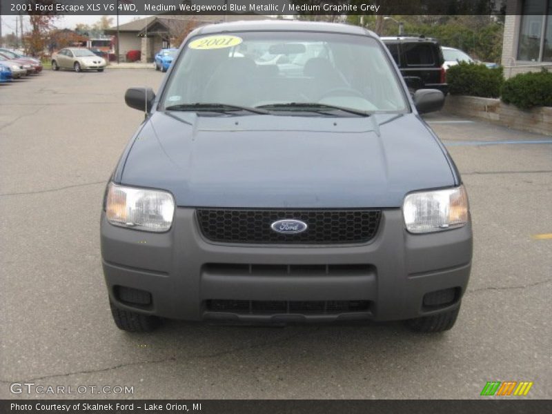 Medium Wedgewood Blue Metallic / Medium Graphite Grey 2001 Ford Escape XLS V6 4WD