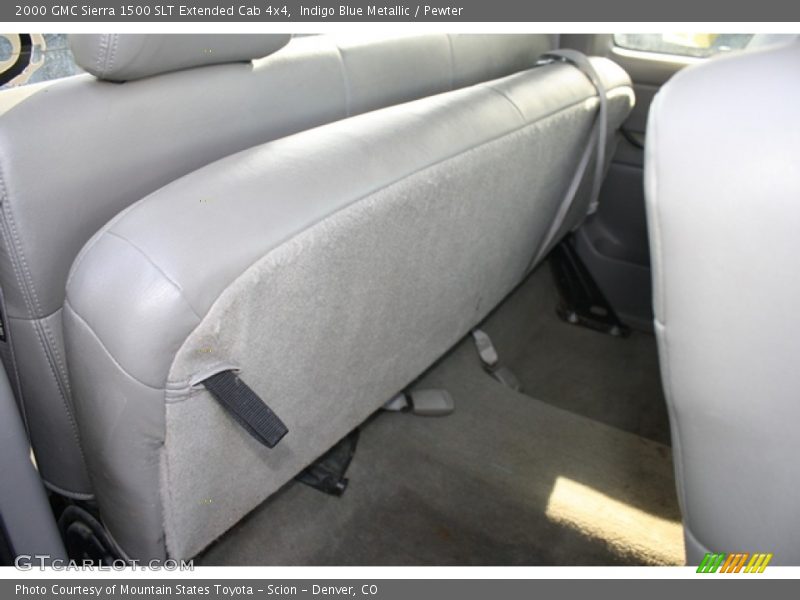 Indigo Blue Metallic / Pewter 2000 GMC Sierra 1500 SLT Extended Cab 4x4