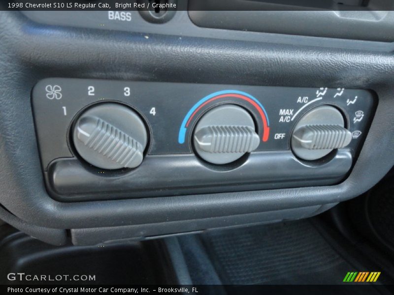Controls of 1998 S10 LS Regular Cab