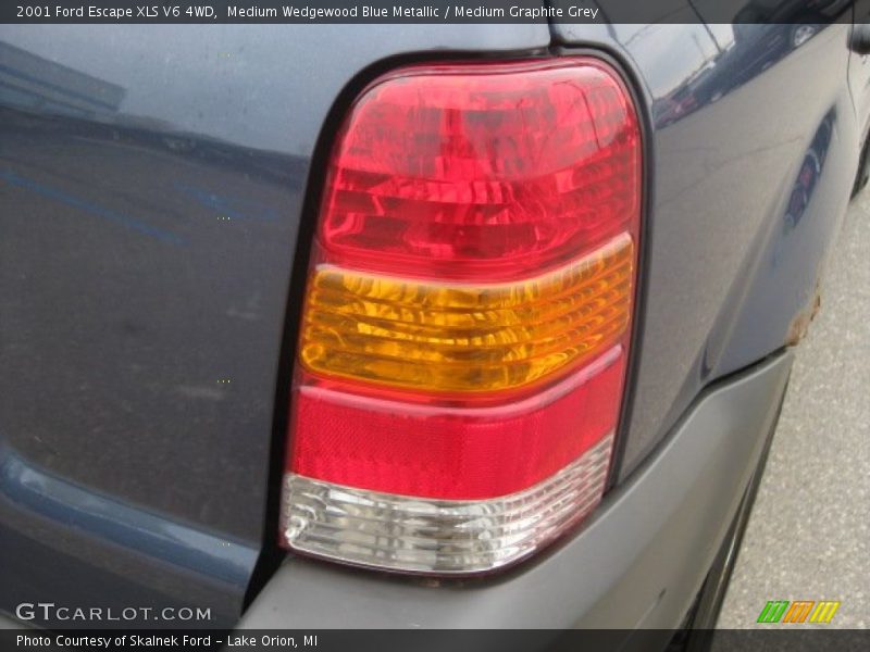 Medium Wedgewood Blue Metallic / Medium Graphite Grey 2001 Ford Escape XLS V6 4WD