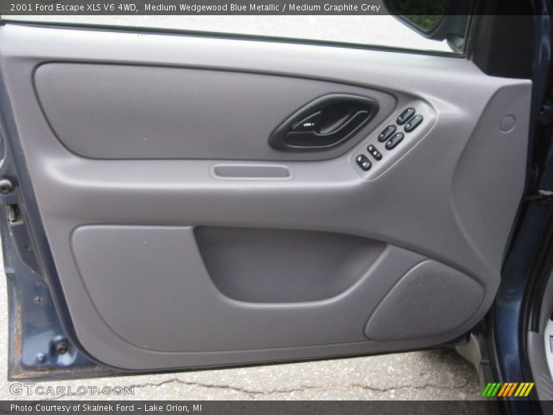 Medium Wedgewood Blue Metallic / Medium Graphite Grey 2001 Ford Escape XLS V6 4WD