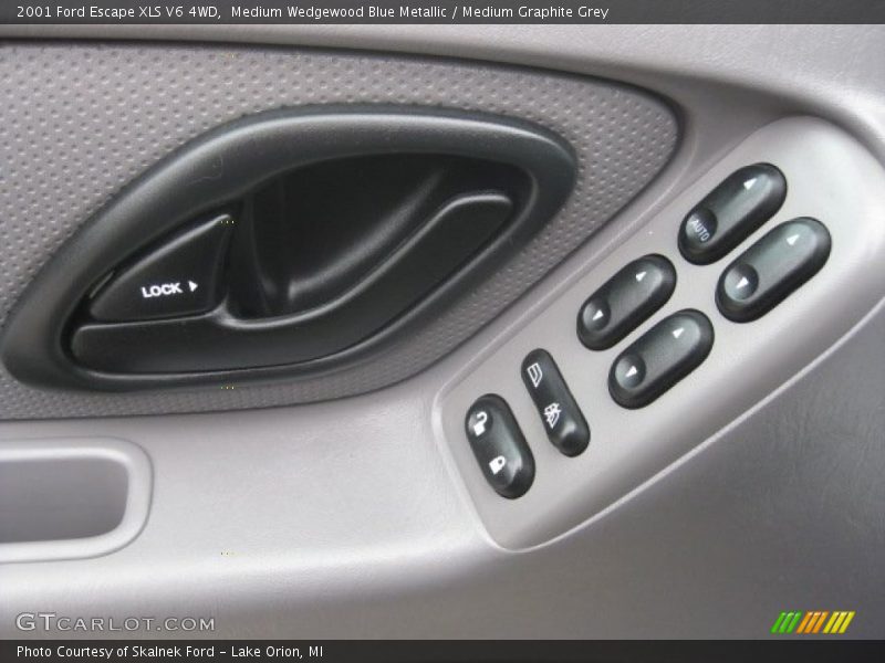 Medium Wedgewood Blue Metallic / Medium Graphite Grey 2001 Ford Escape XLS V6 4WD