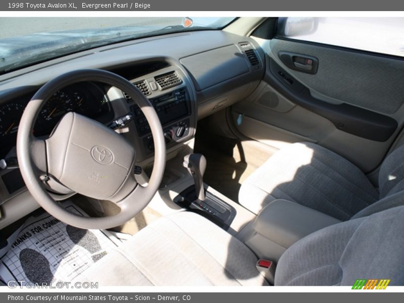 Evergreen Pearl / Beige 1998 Toyota Avalon XL