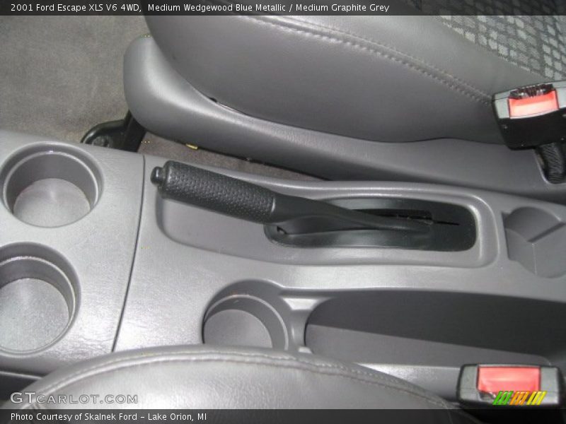 Medium Wedgewood Blue Metallic / Medium Graphite Grey 2001 Ford Escape XLS V6 4WD