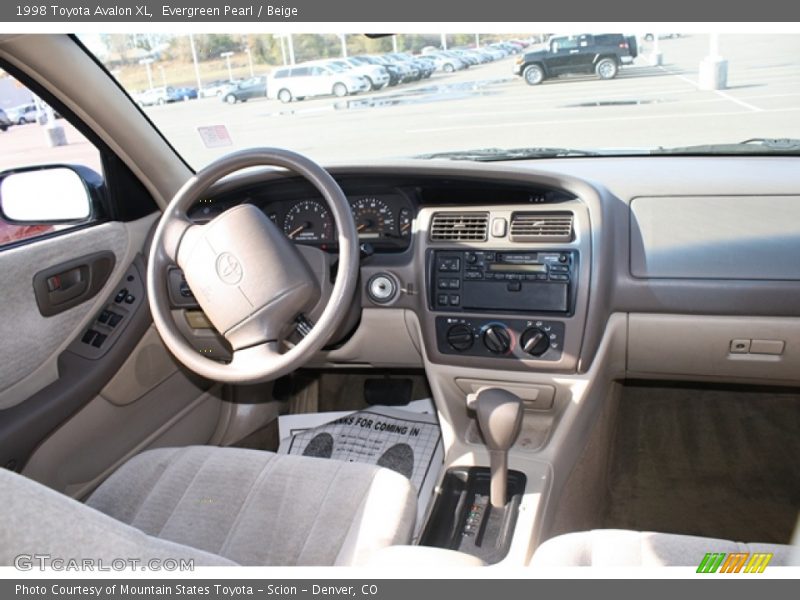 Evergreen Pearl / Beige 1998 Toyota Avalon XL