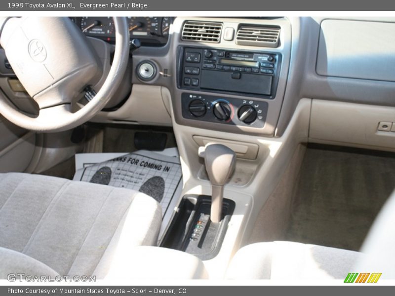 Evergreen Pearl / Beige 1998 Toyota Avalon XL