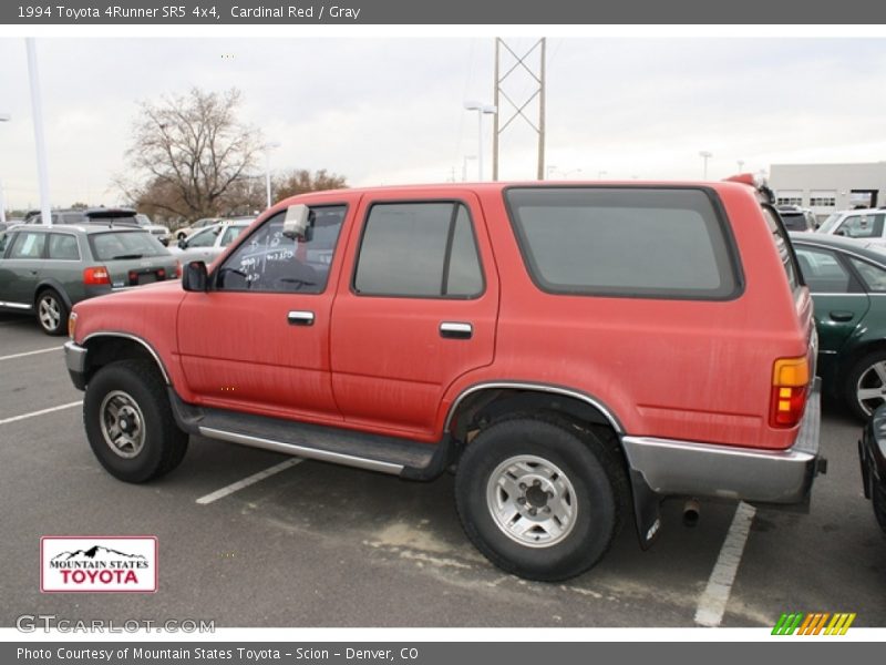 Cardinal Red / Gray 1994 Toyota 4Runner SR5 4x4